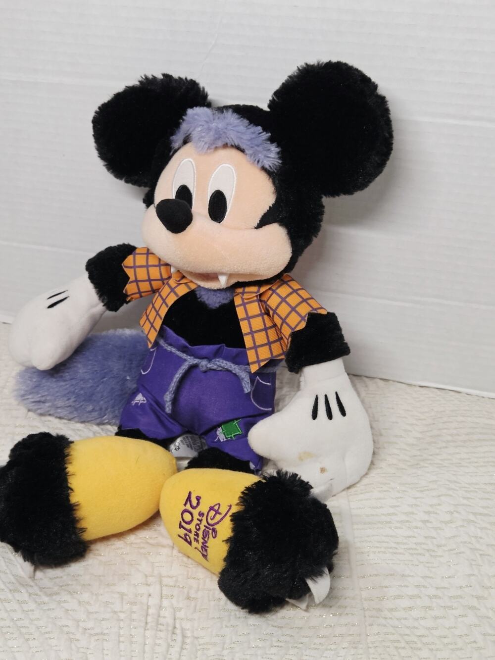 Werewolf Mickey Mouse Halloween Plush Disney Store 2019 Retired Discontinued Dec